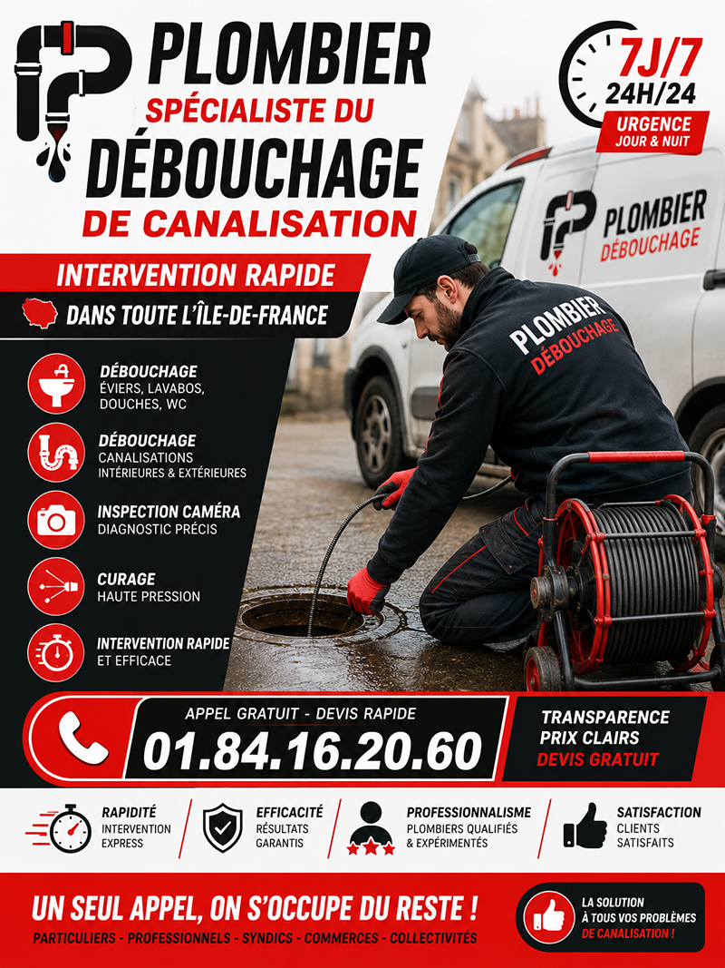 Debouchage Canalisation Argenteuil